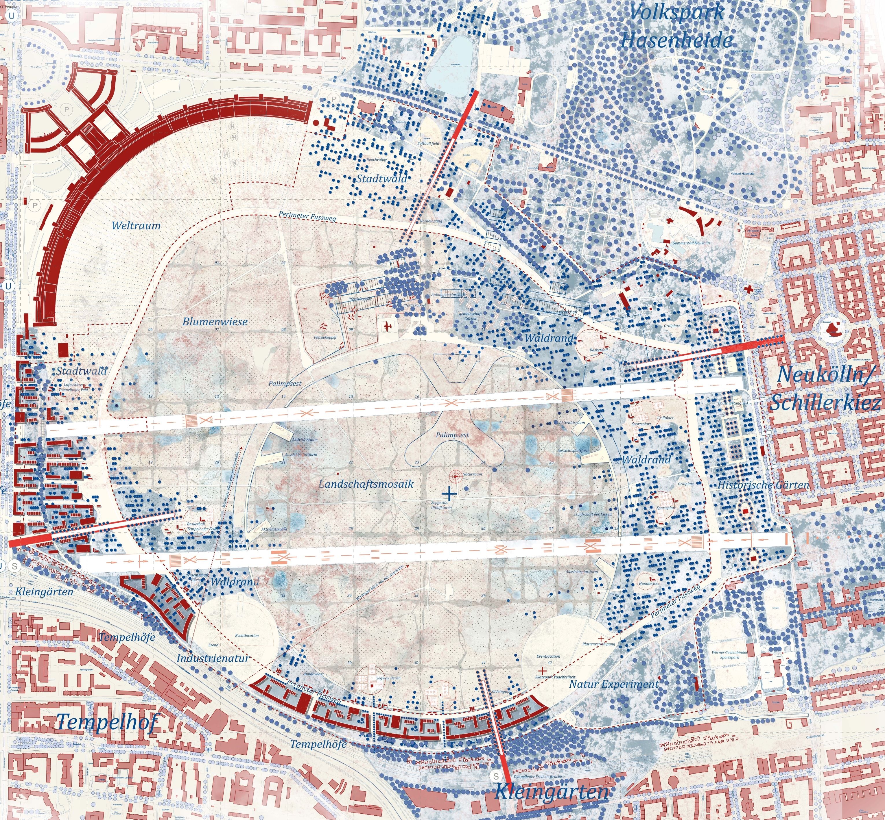 Lageplan: Tempelhofer Atem