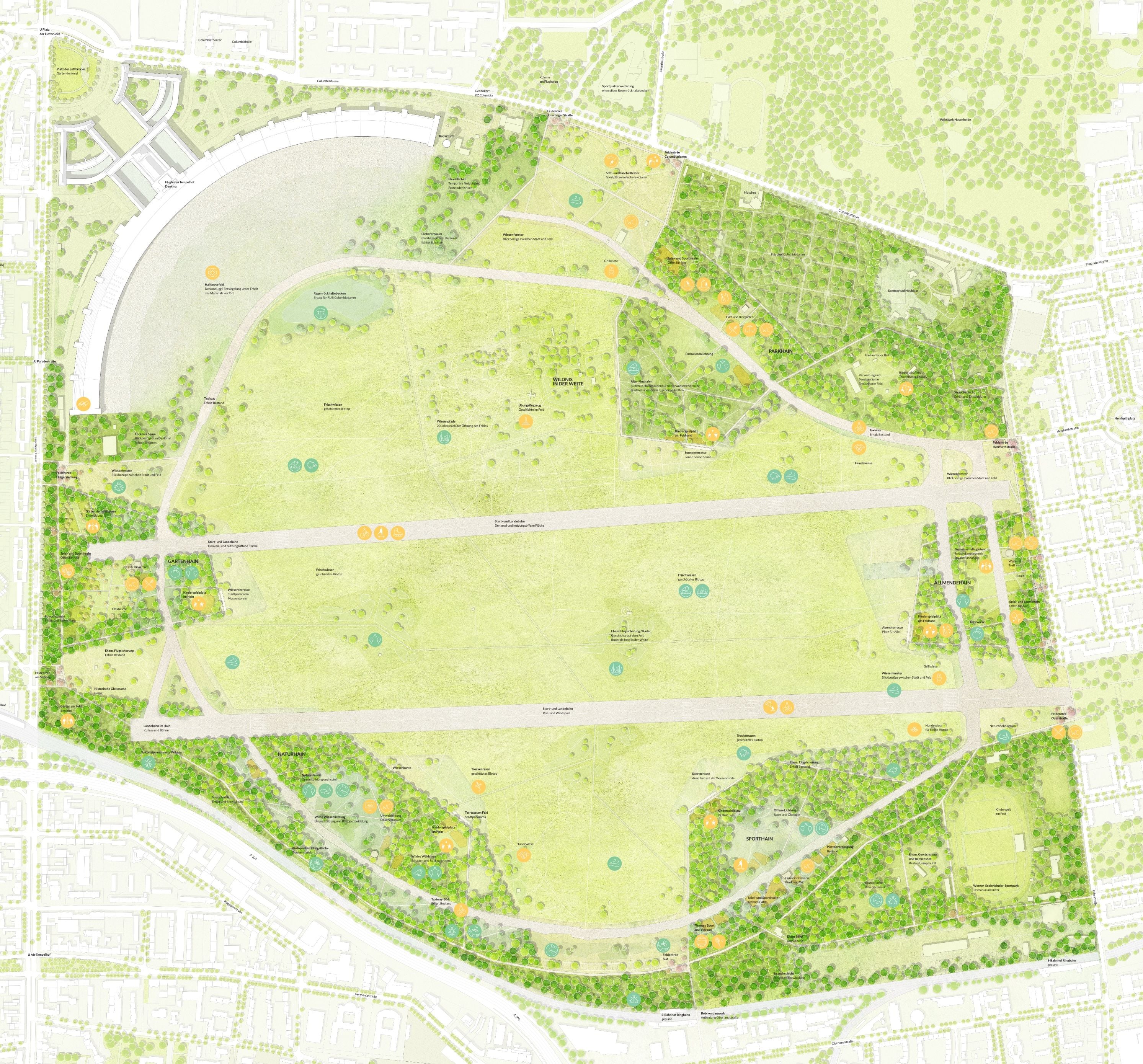 Lageplan: Stadtlichtung