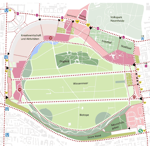 Leitidee Bild 1: Eine Zukunft, die aus Freiräumen wächst