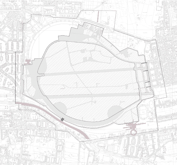 Leitidee Bild 1: übe-räume für stadttrans- formation
