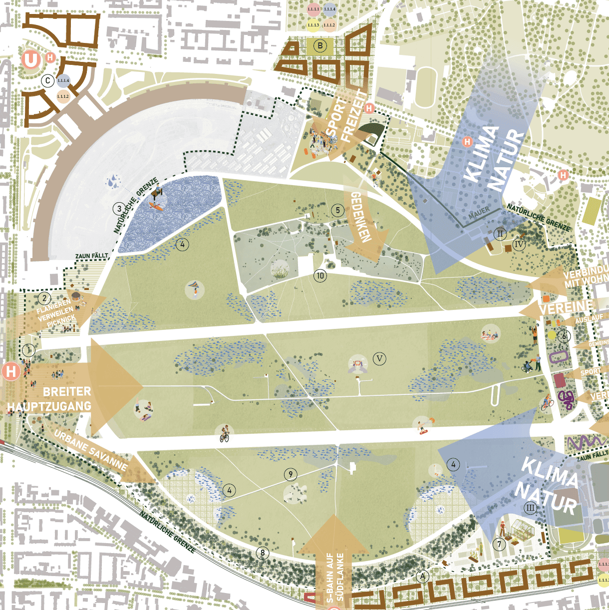 Lageplan: Beitrag 1305